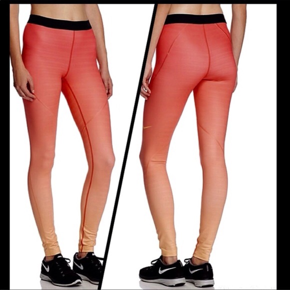 Nike Pants - Nike Pro Hyperwarm Ombré Full Length Leggings
